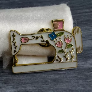 Sewing Machine Brooch