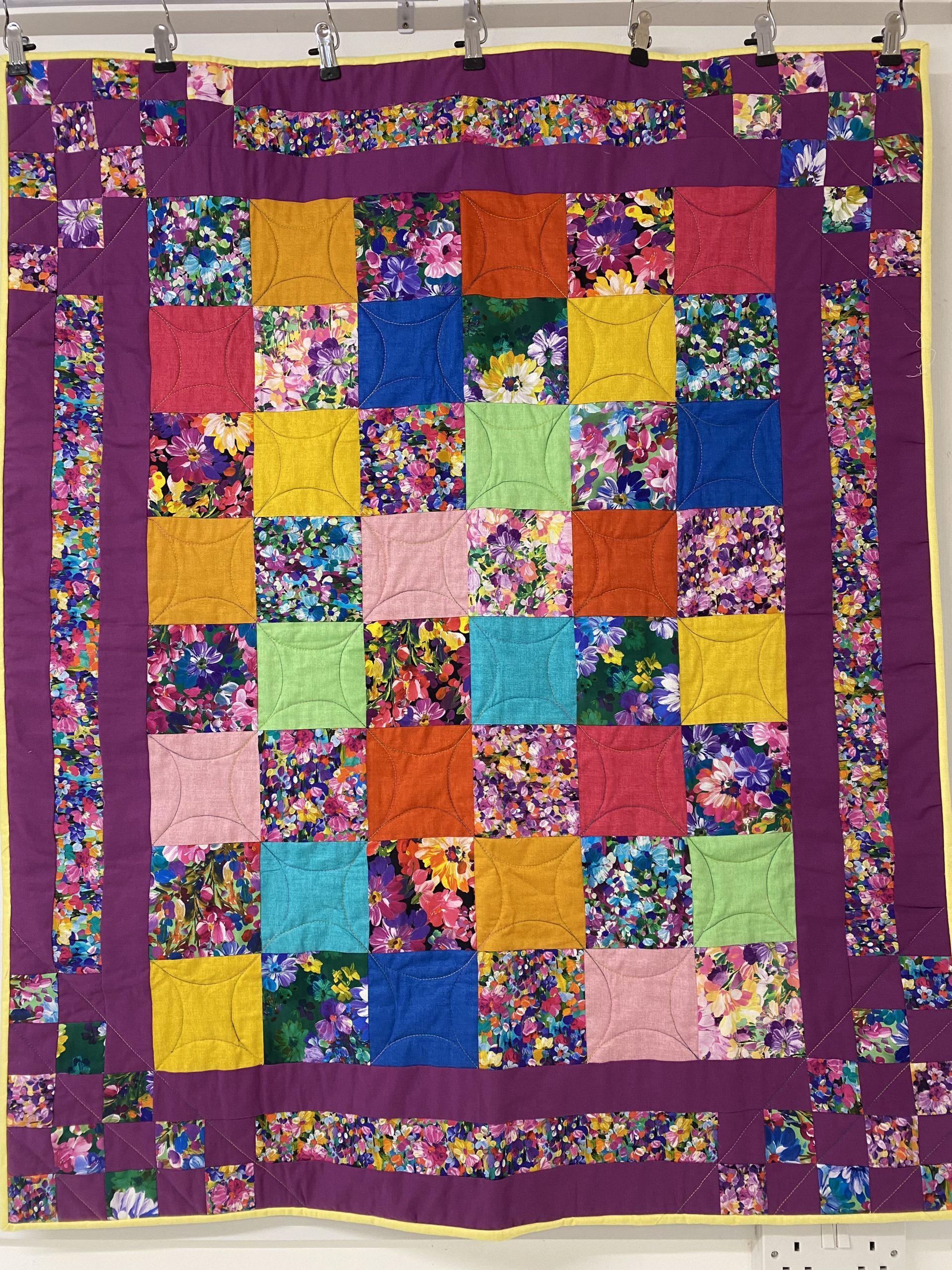‘Painterly Petals’ Quilt Serendipity