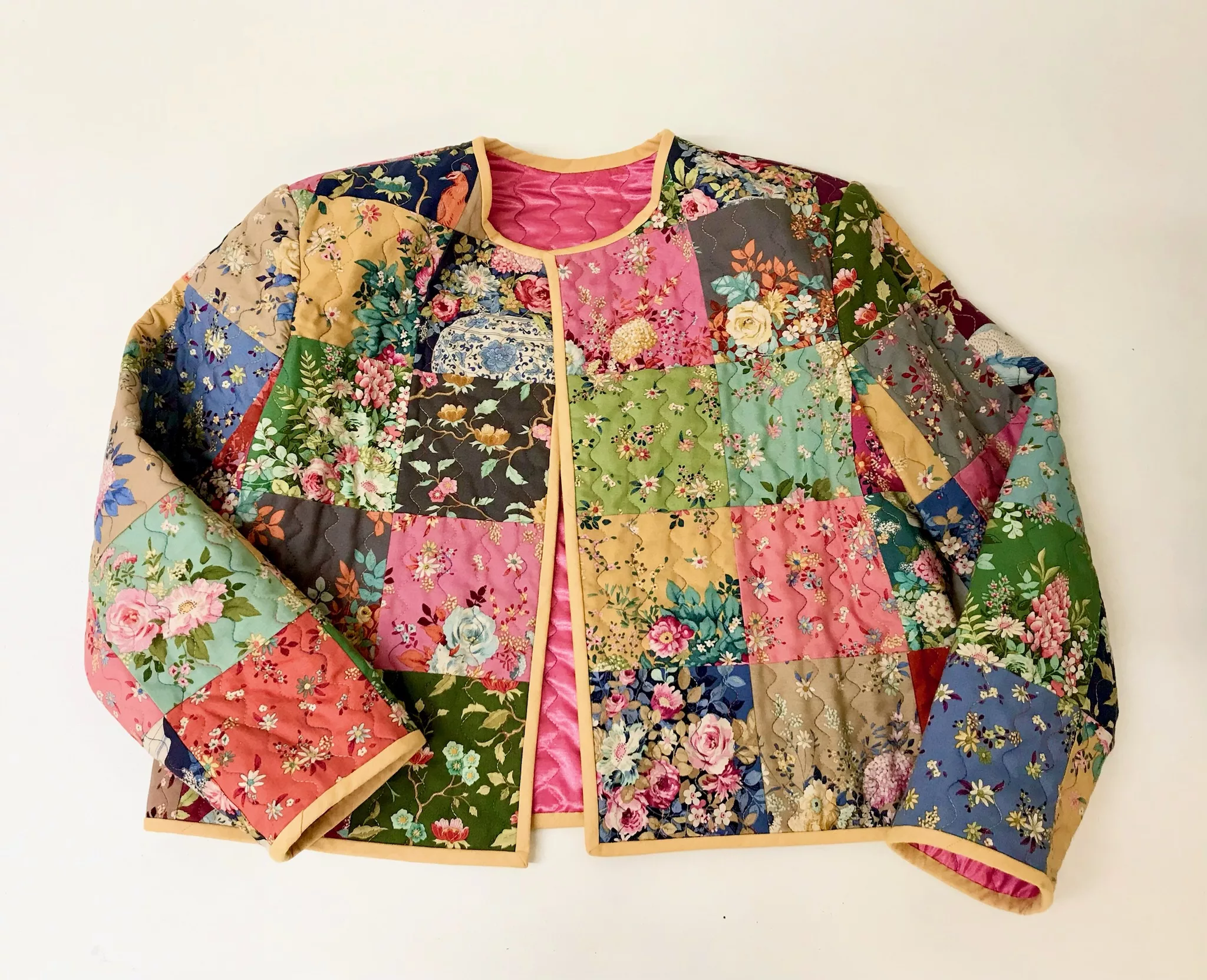 Quilted Patchwork Jacket - Image 3