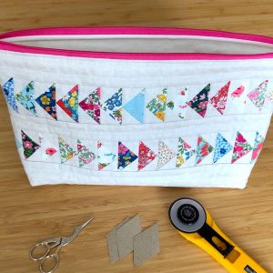 Flying Geese Craft Pouch Pattern by ‘Sewmotion’