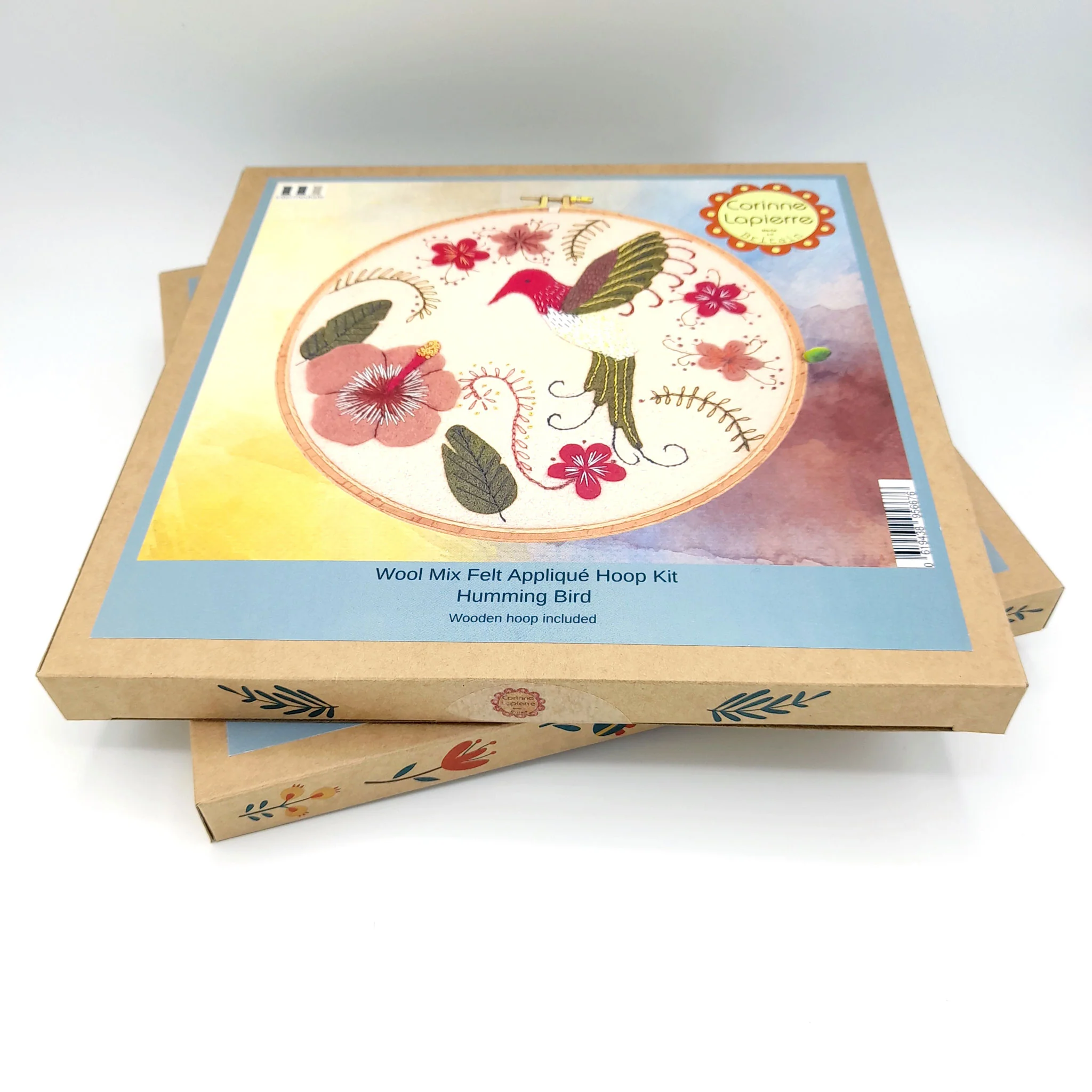 Hummingbird Felt Embroidery Hoop Kit - Image 7