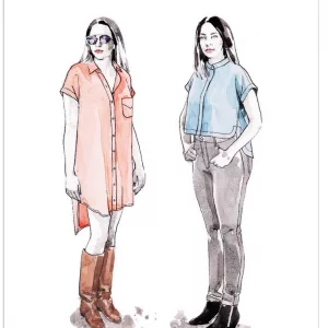 ‘Kalle’ - Shirt and Shirtdress Pattern by Closet Core Patterns