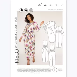 ‘Kielo’ - Wrap Dress and Jumpsuit Pattern by Named Clothing