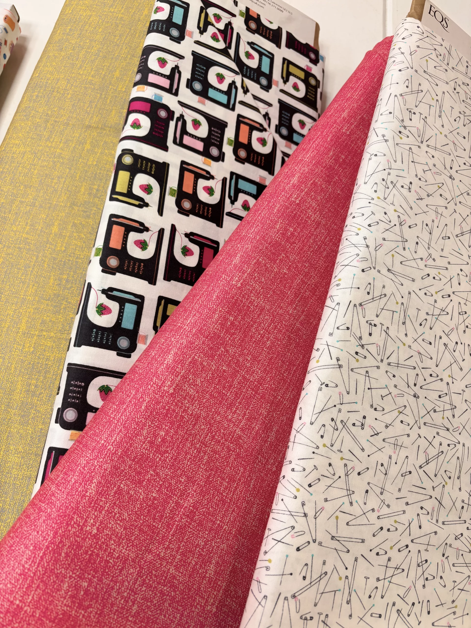 ‘Grunges’ - Teal, Coral, Lime Green, Fuchsia - Image 3