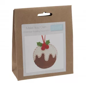 Christmas Pudding Felt Decoration Kit