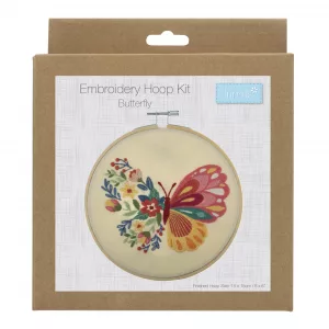 Butterfly Embroidery Hoop Kit