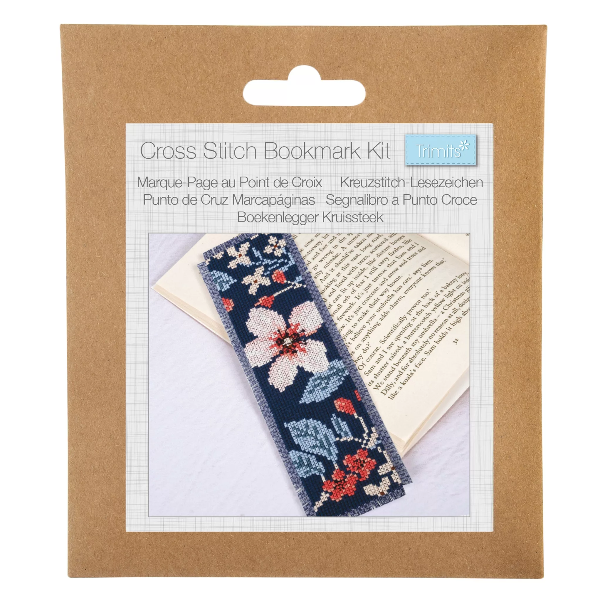 Cross Stitch Morris Bookmark Kit