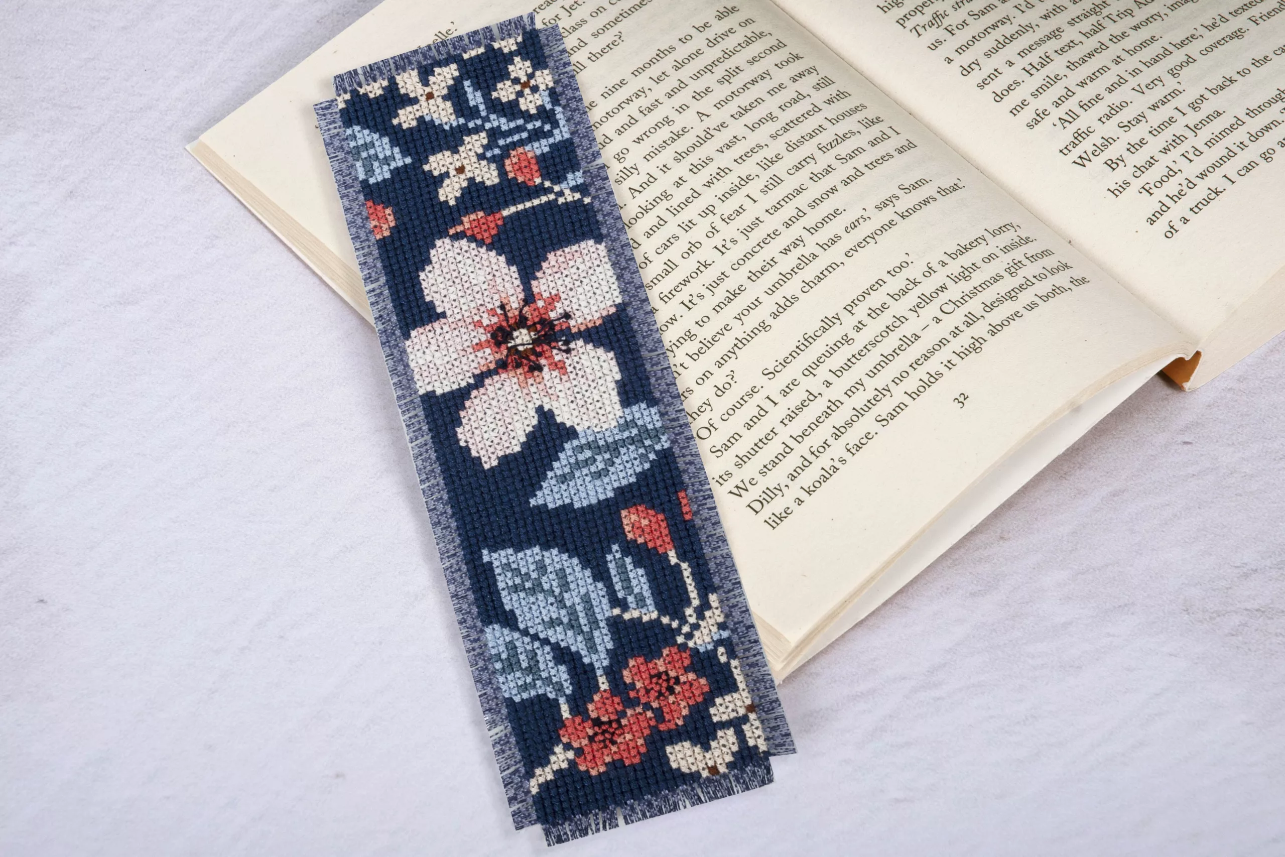 Cross Stitch Morris Bookmark Kit - Image 2