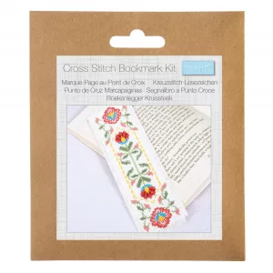 Cross Stitch Bloom Bookmark Kit