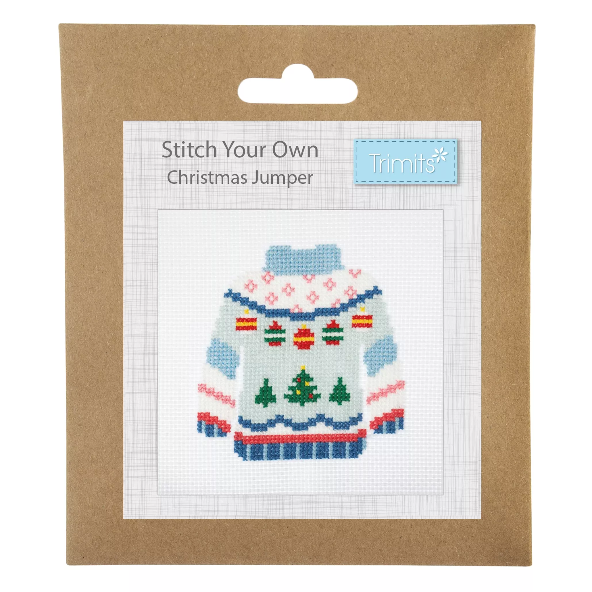 Cross Stitch Christmas Jumper Mini Kit