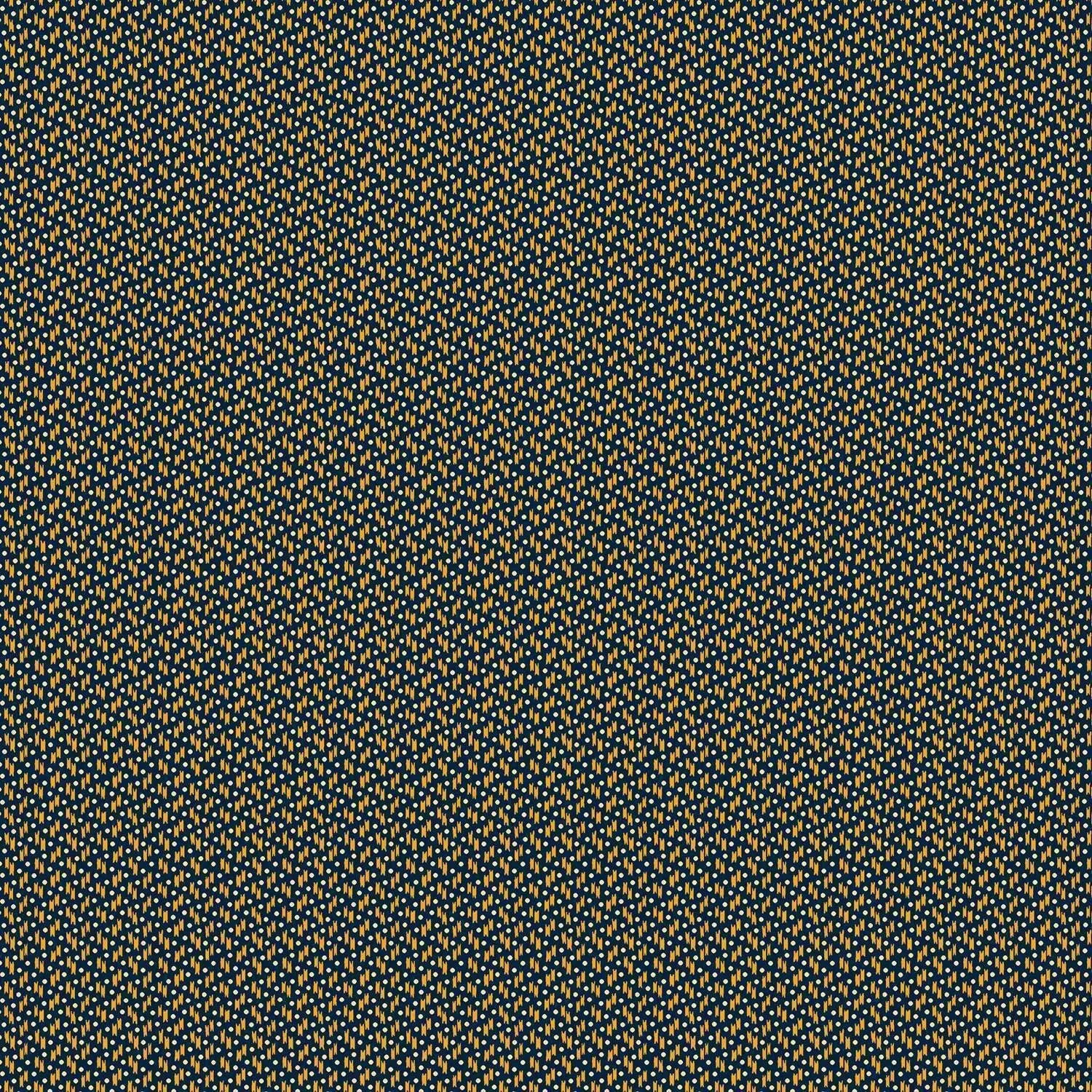 Indigo Cheddar II - Ikat Dot Indigo