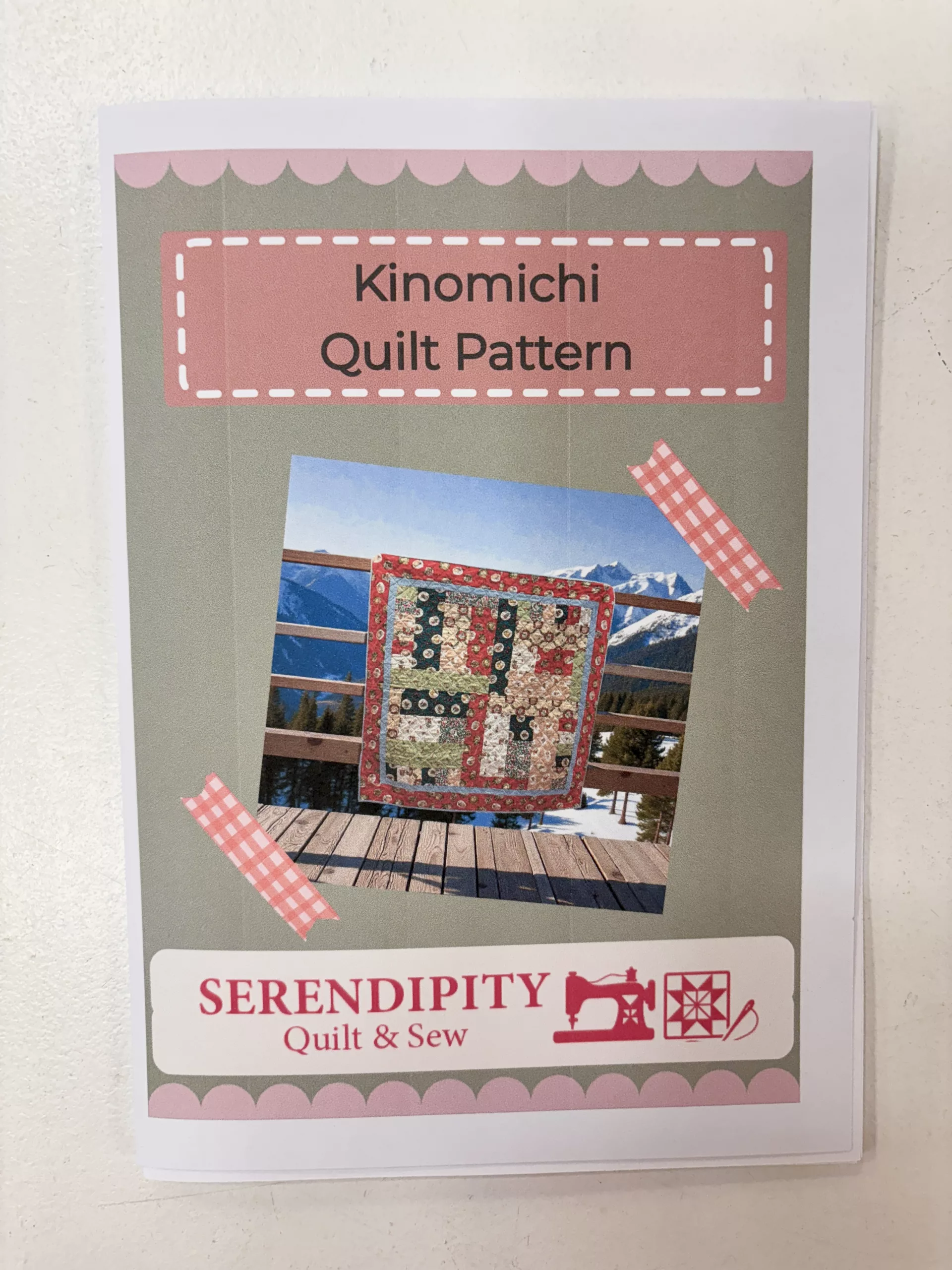 ‘Kinomichi’ Quilt Pattern - Printed Version and PDF Version - Image 2