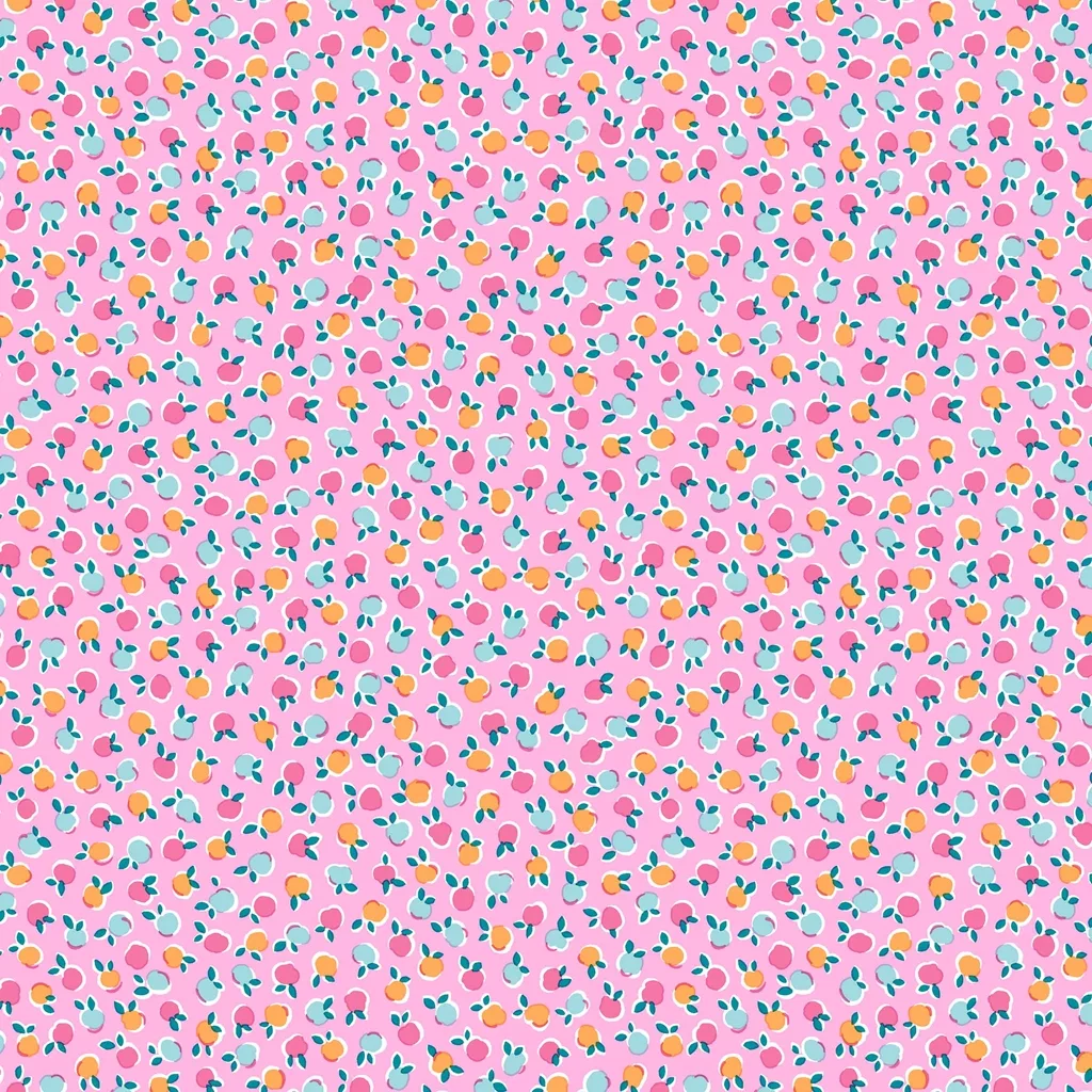 Liberty ‘Gifts From The Garden’ - Flowering Blossom - Red Pink - Image 6