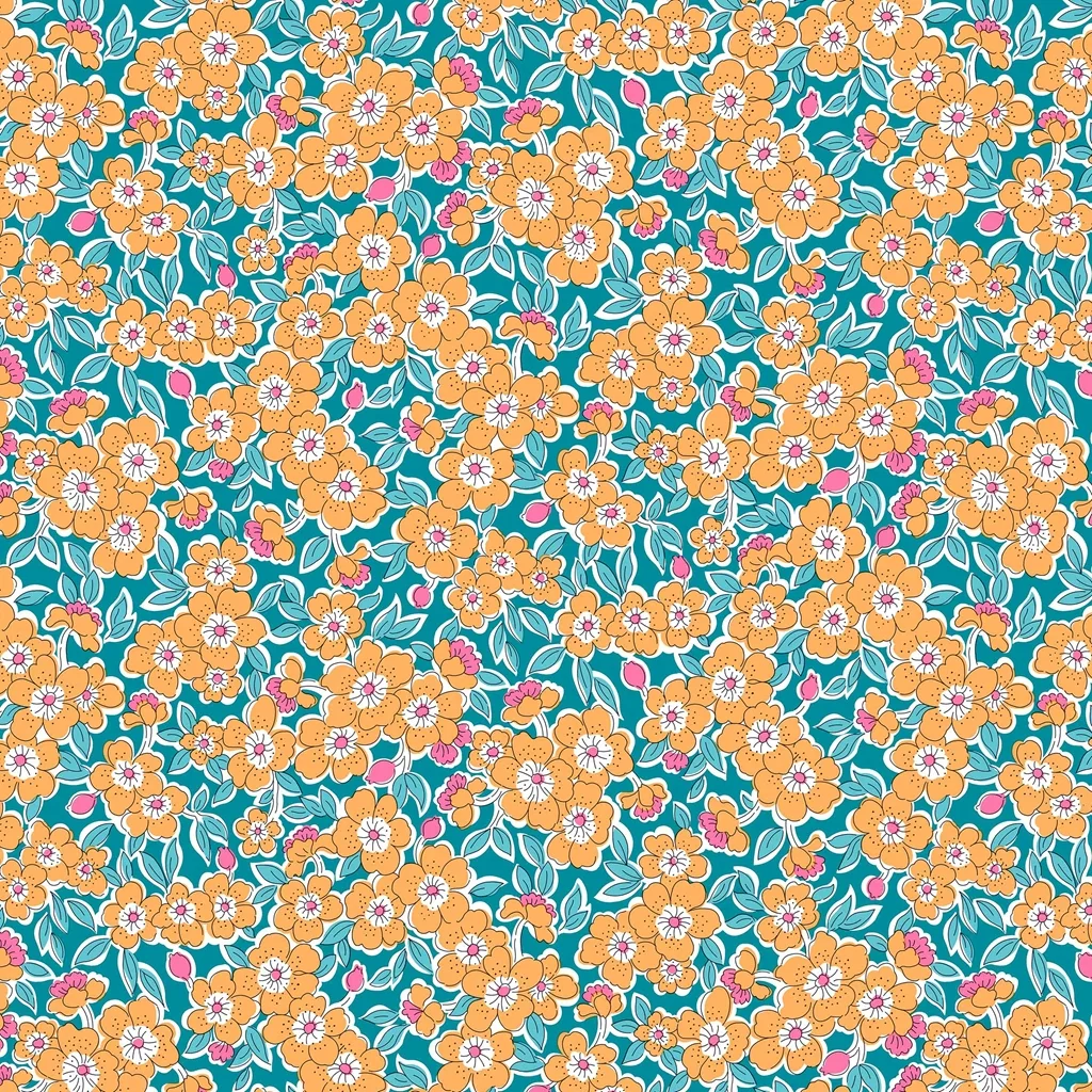 Liberty ‘Gifts From The Garden’ - Flowering Blossom - Red Pink - Image 10