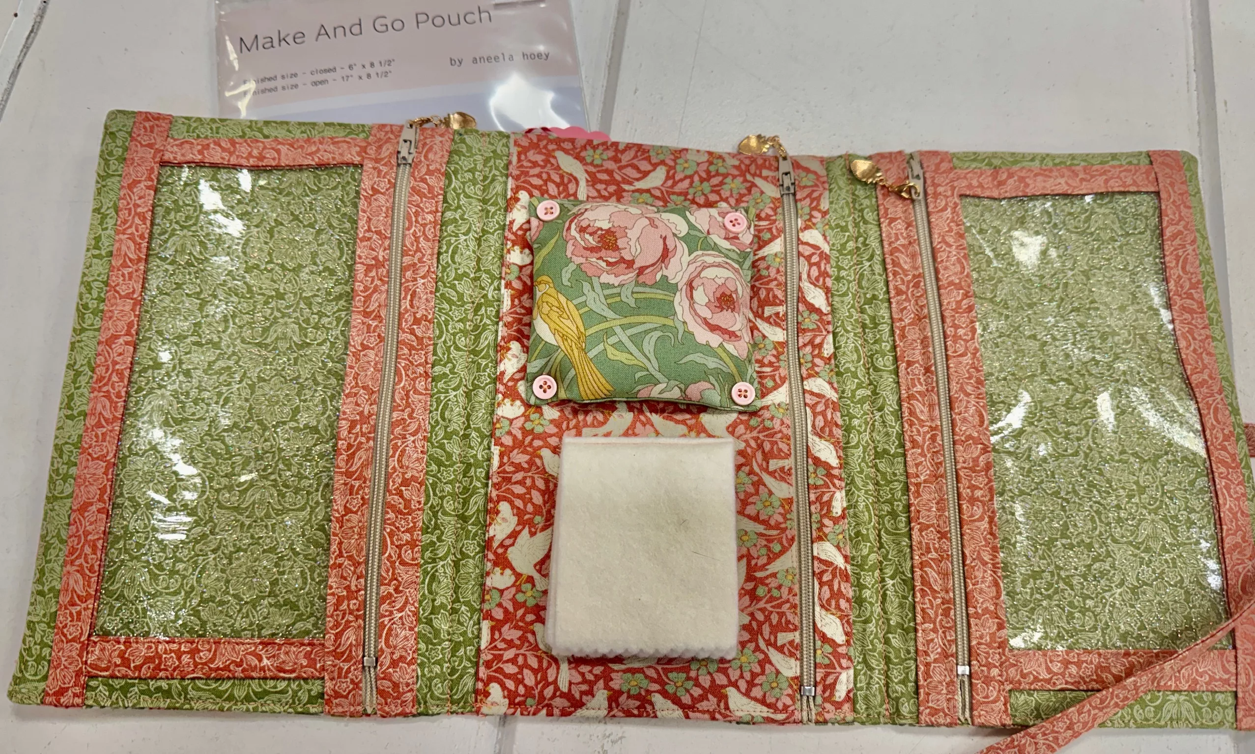 ‘Make and Go Pouch’ by Aneela Hoey - Short Course