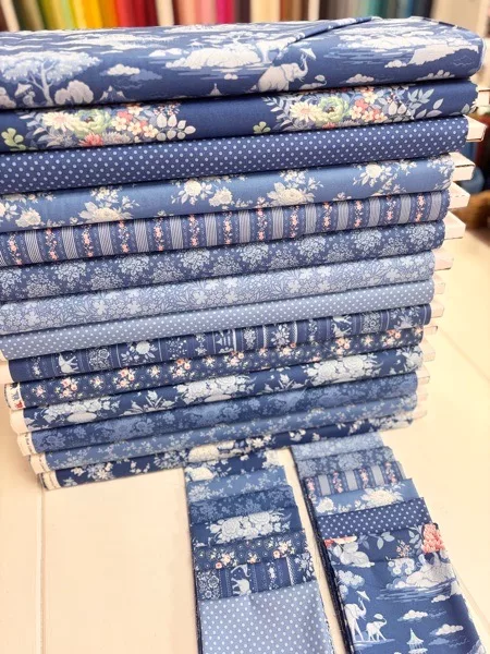 Tilda ‘Something Blue’ - 14 Fat Quarter Bundle (Dark)
