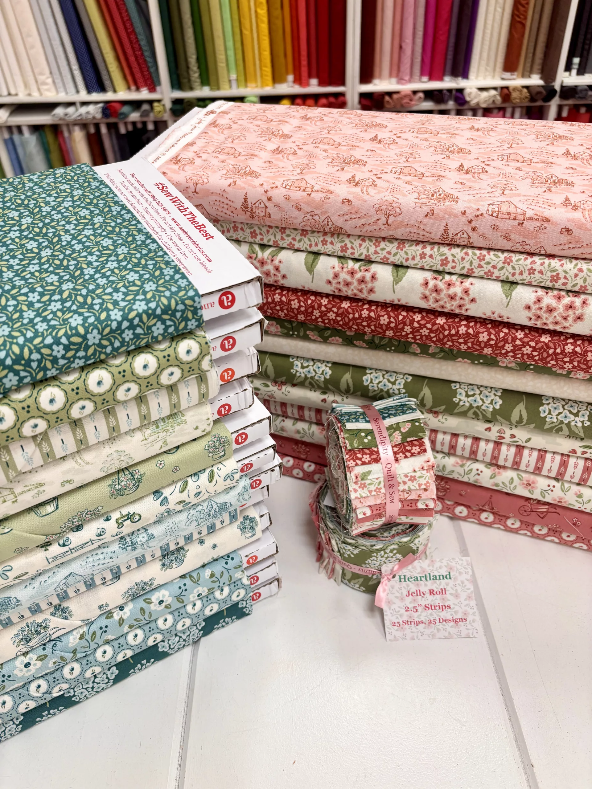 ‘Heartland’ - 25 Strip Jelly Roll