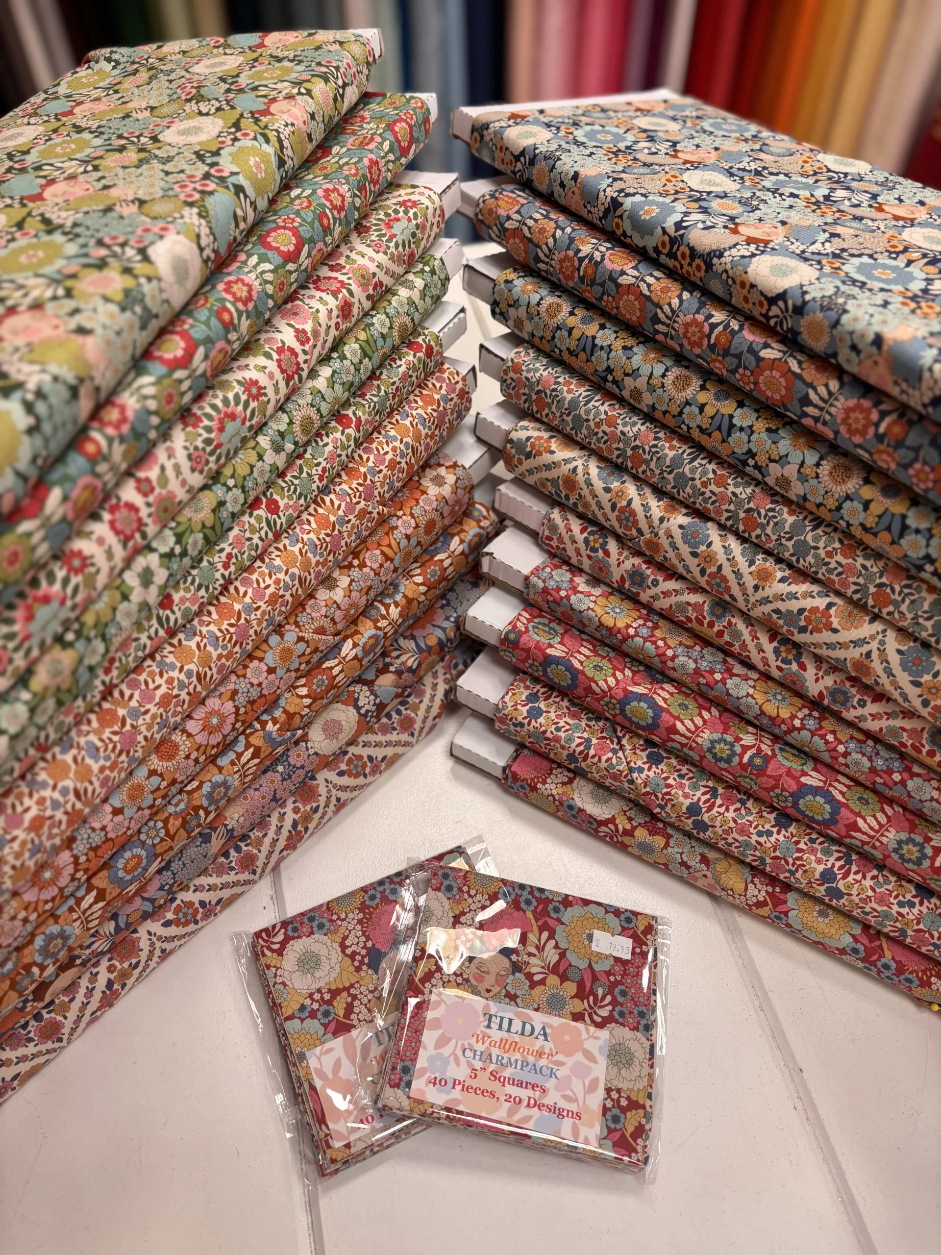 Tilda ‘Wallflower’ - 40 Piece Charmpacks