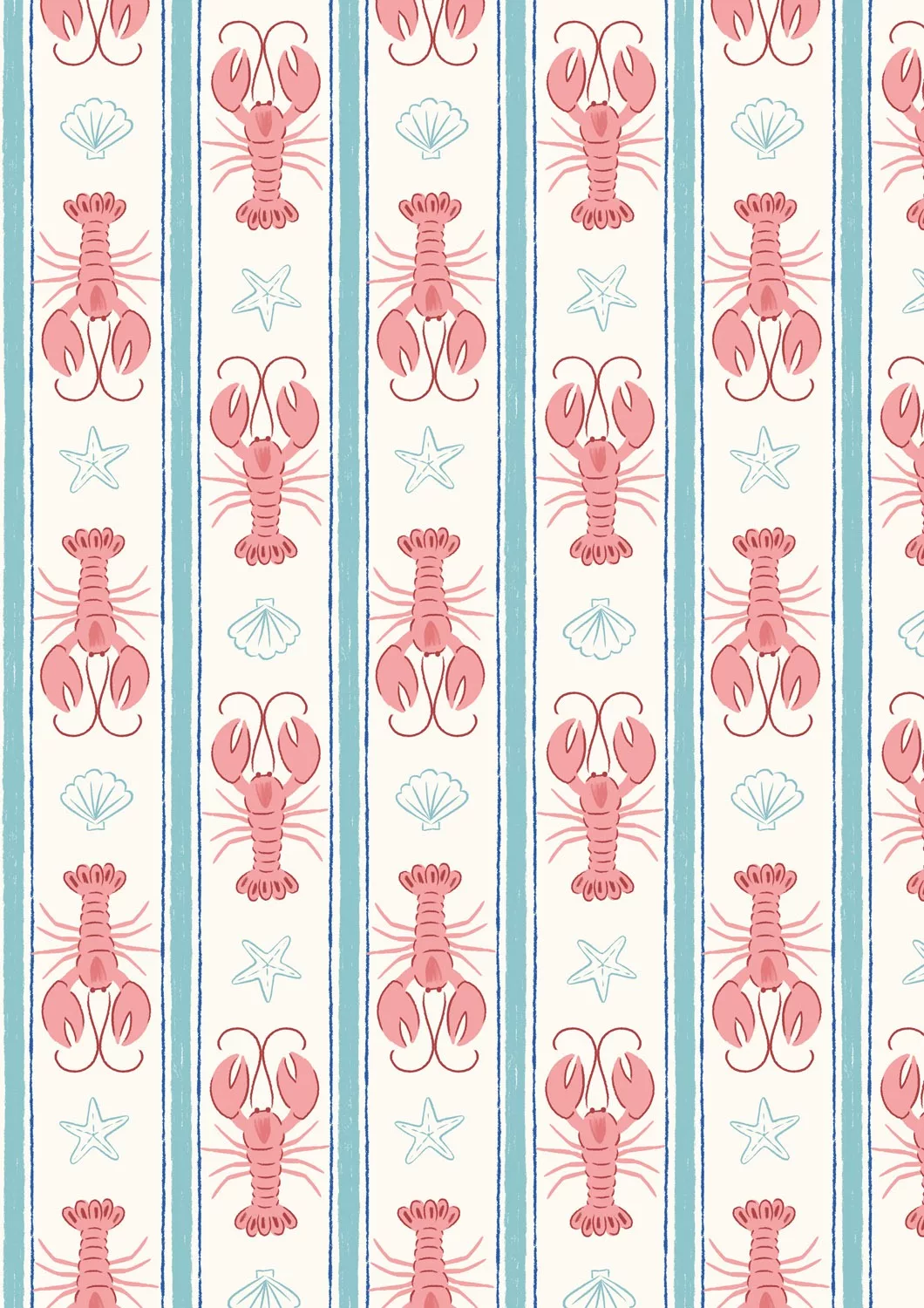 Seas the Day - Lobster Stripe