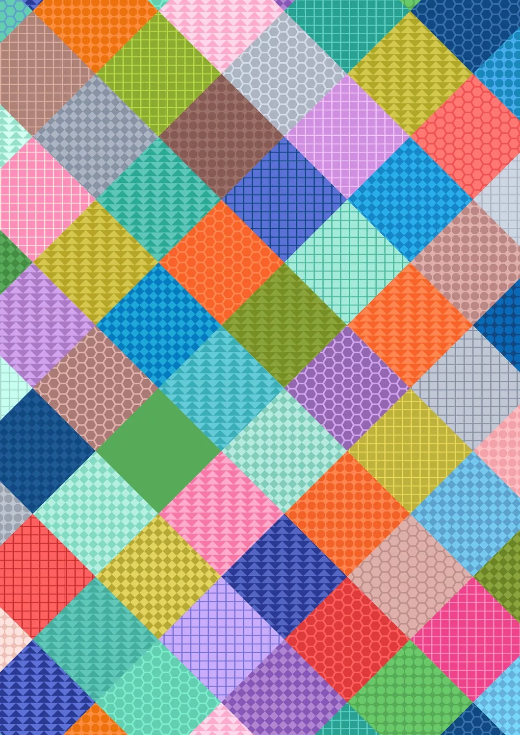 Animal Alphabet Patchwork Pinks by Lewis & Irene - Image 5