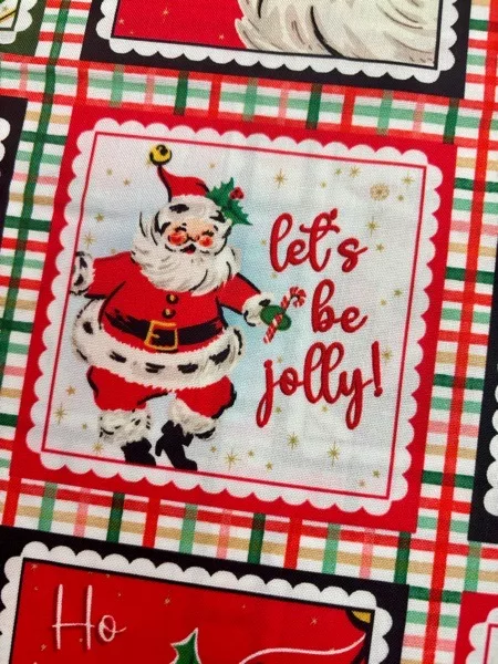 ‘Dancing Santas’ - Vintage Santa Patch - Image 4