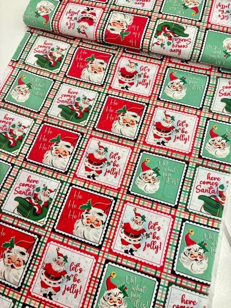 ‘Dancing Santas’ - Vintage Santa Patch - Image 6