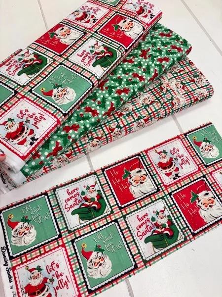 ‘Dancing Santas’ - Vintage Santa Patch - Image 2