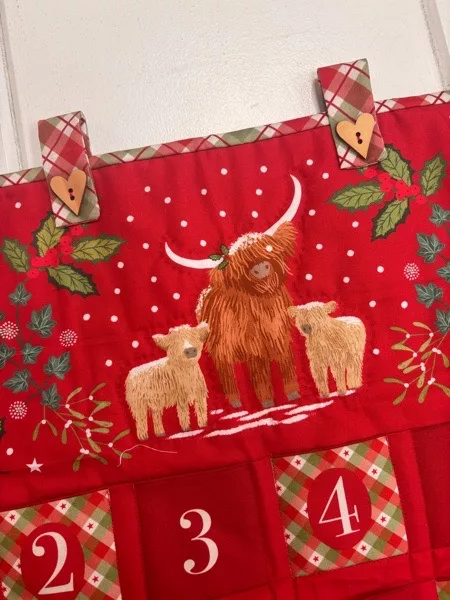 ‘Celtic Christmas’ by Lewis & Irene - Folded Advent Calendar Panel - Image 3