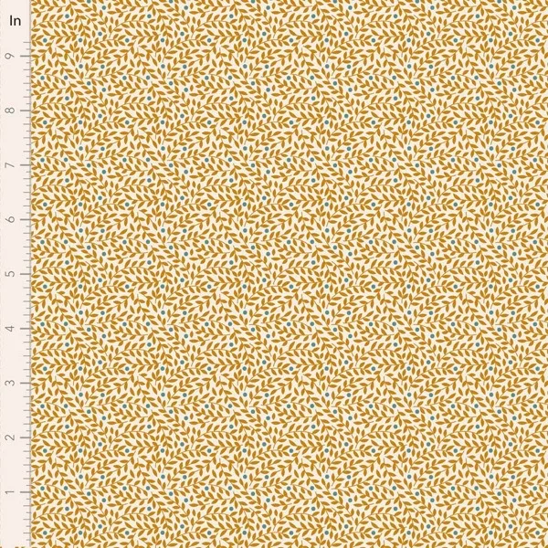 Tilda ‘Village Life’ - 9 Fat Quarter Bundle - Rust *pre-order 1st October* - Image 6