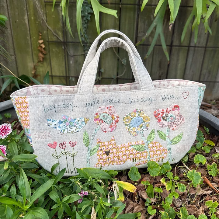 ‘Lazy Day’ Tote & Pincushion Pattern by the Birdhouse Patchwork Designs - Image 7