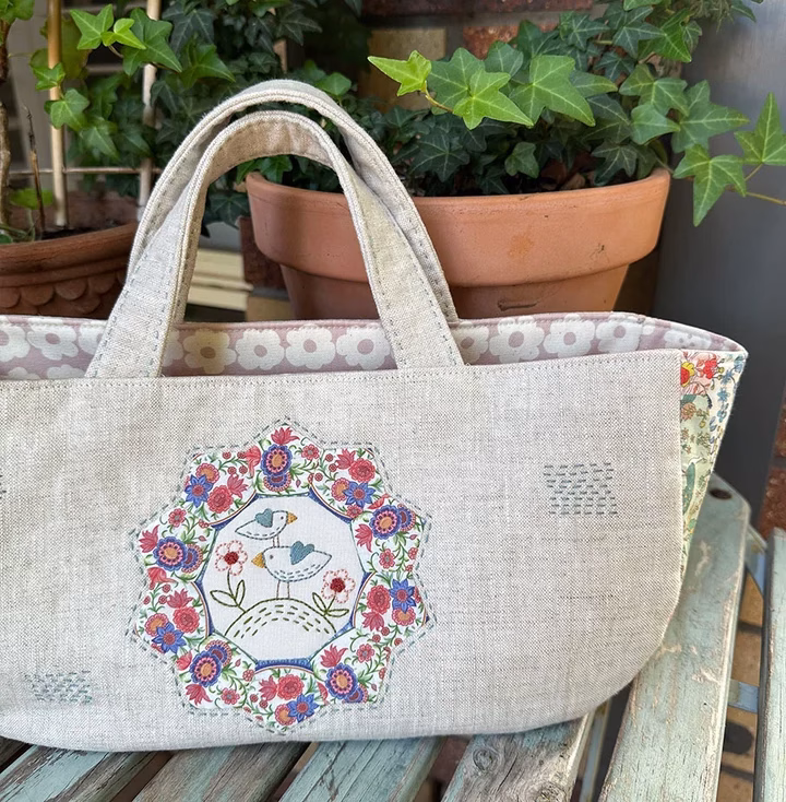 ‘Lazy Day’ Tote & Pincushion Pattern by the Birdhouse Patchwork Designs - Image 3