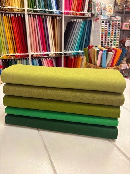 Wool Felt - Marl Jade - Image 7