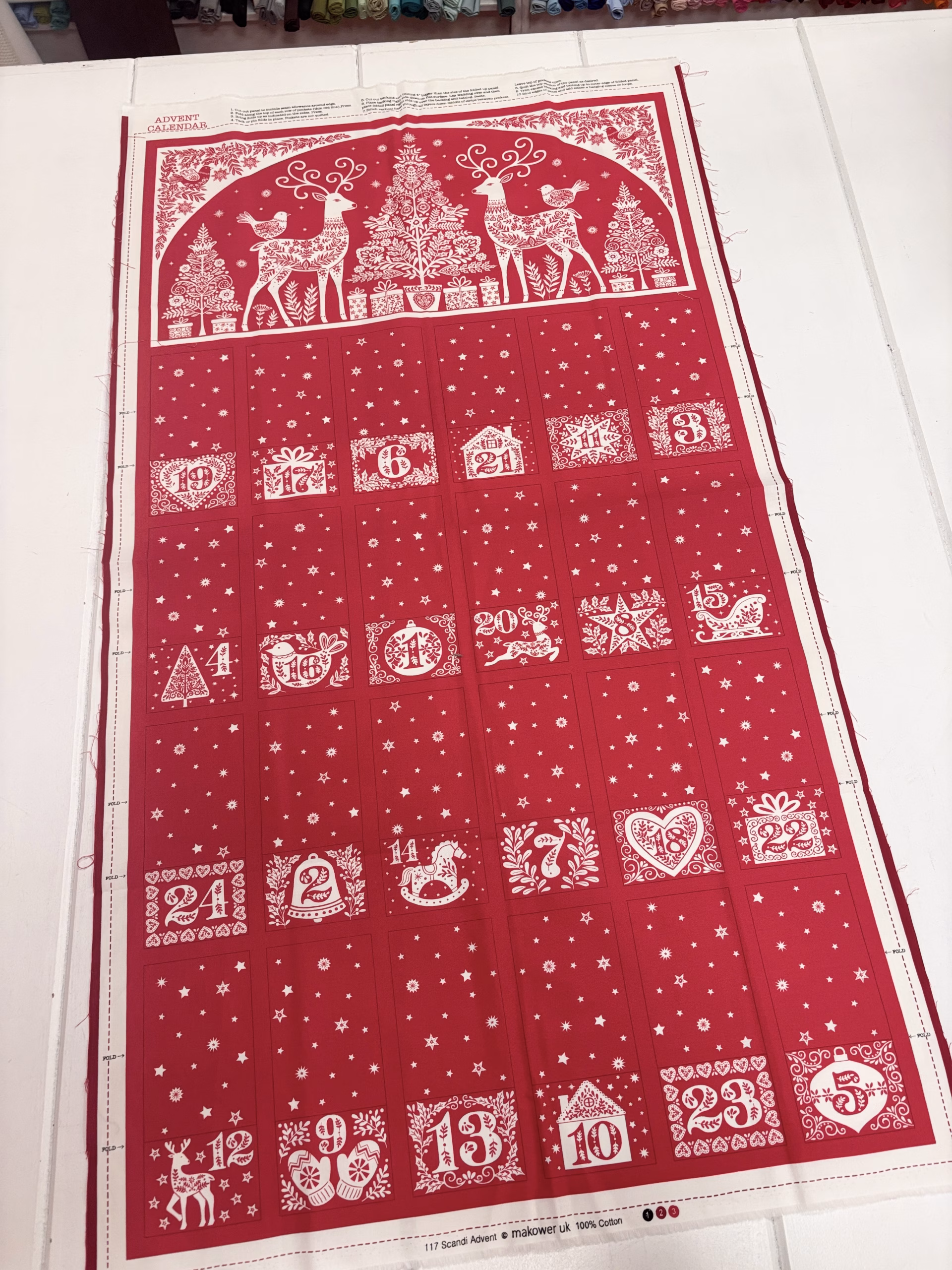 ‘Scandi’ - Folded Advent Calendar - Image 2