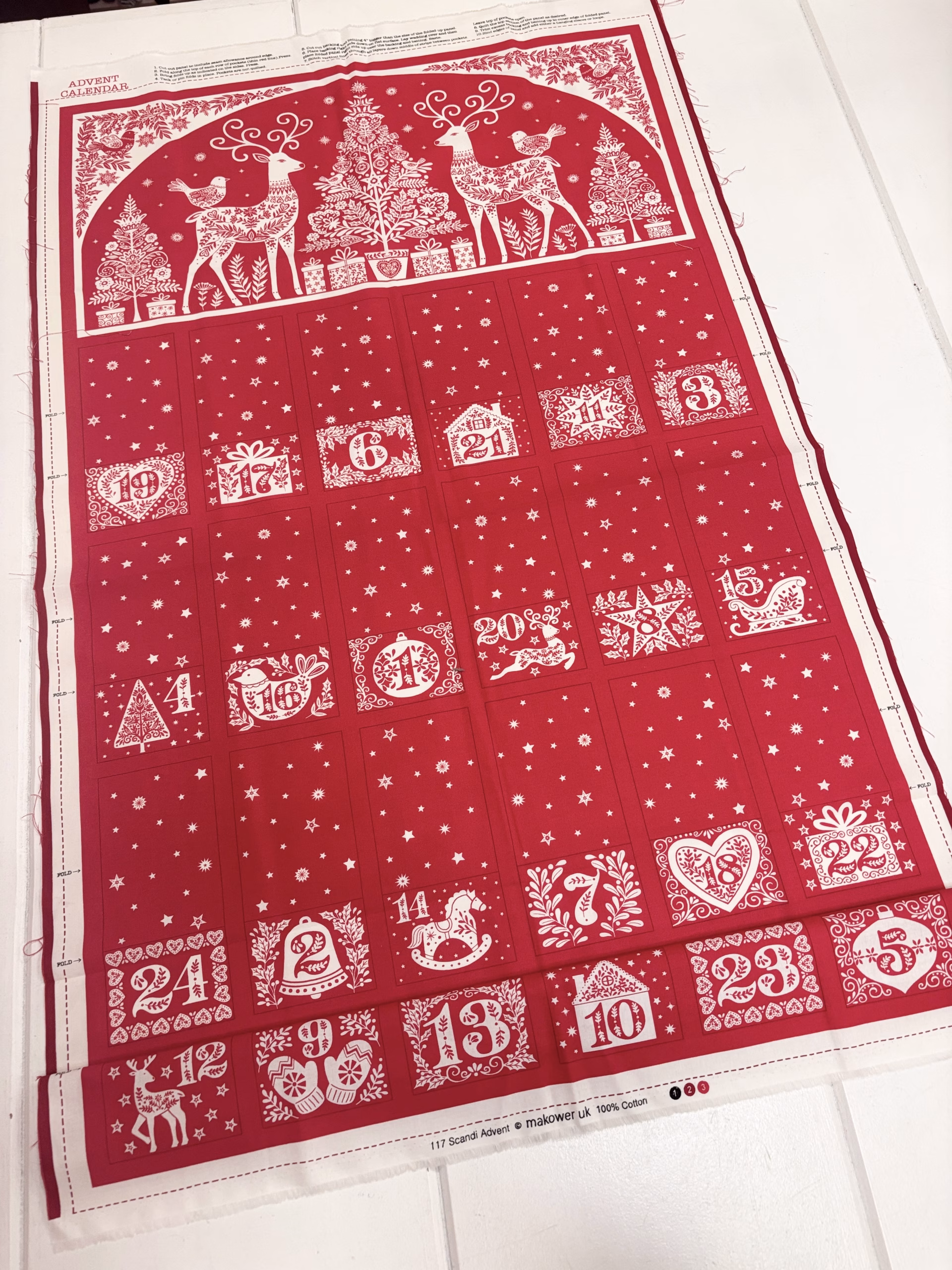 ‘Scandi’ - Folded Advent Calendar - Image 3