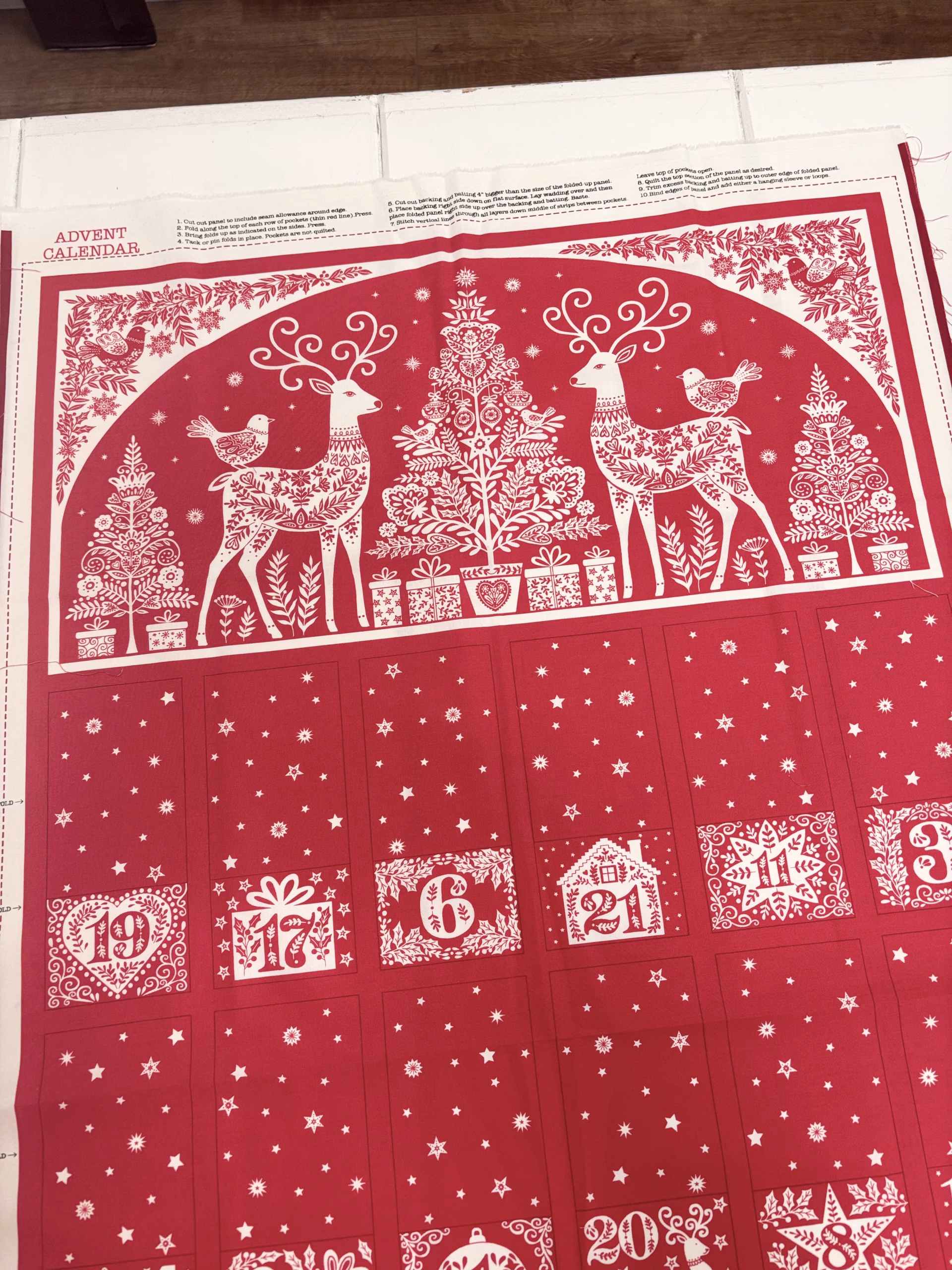 ‘Scandi’ - Folded Advent Calendar