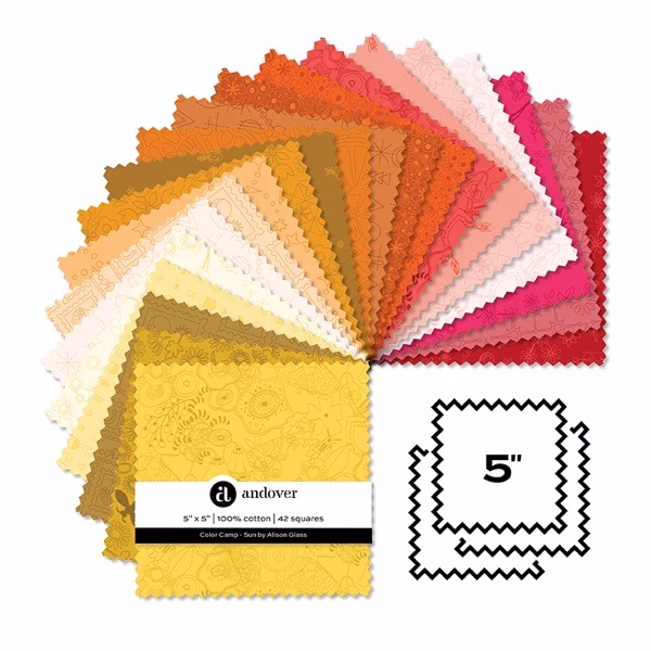 ’Color Camp’ - Sun - 42 Piece Charmpacks