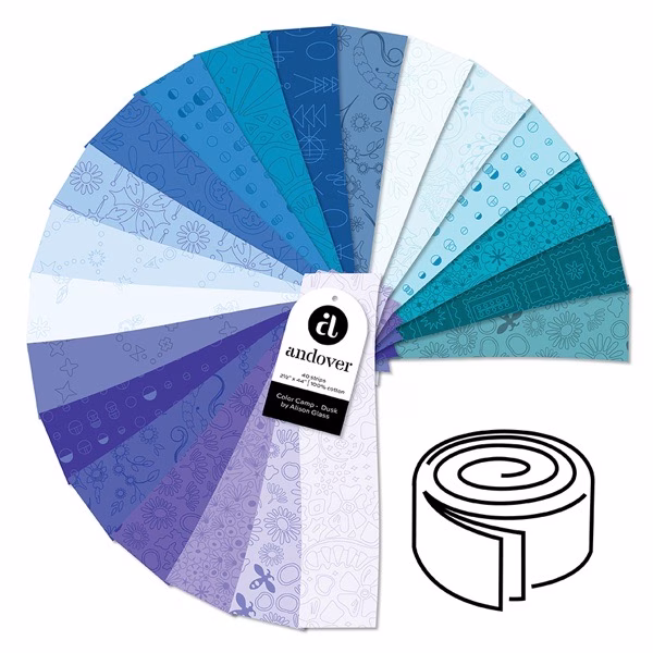 ’Color Camp’ - Dusk - 40 Strip Jellyroll