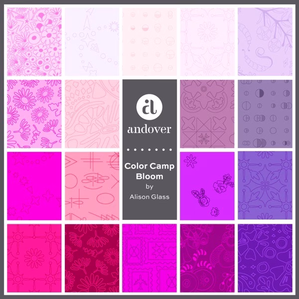 ’Color Camp’ - Bloom - 40 Strip Jellyroll - Image 26