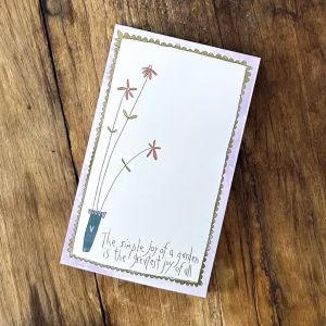 Daisy Notepad from Hatched & Patched